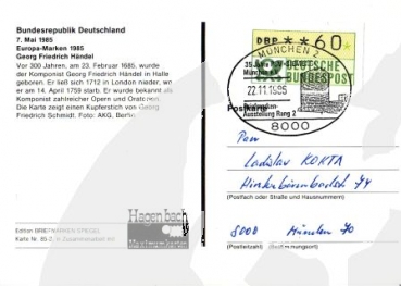 Georg Friedrich Händel 1986 11 008 D ● - Osobnosti